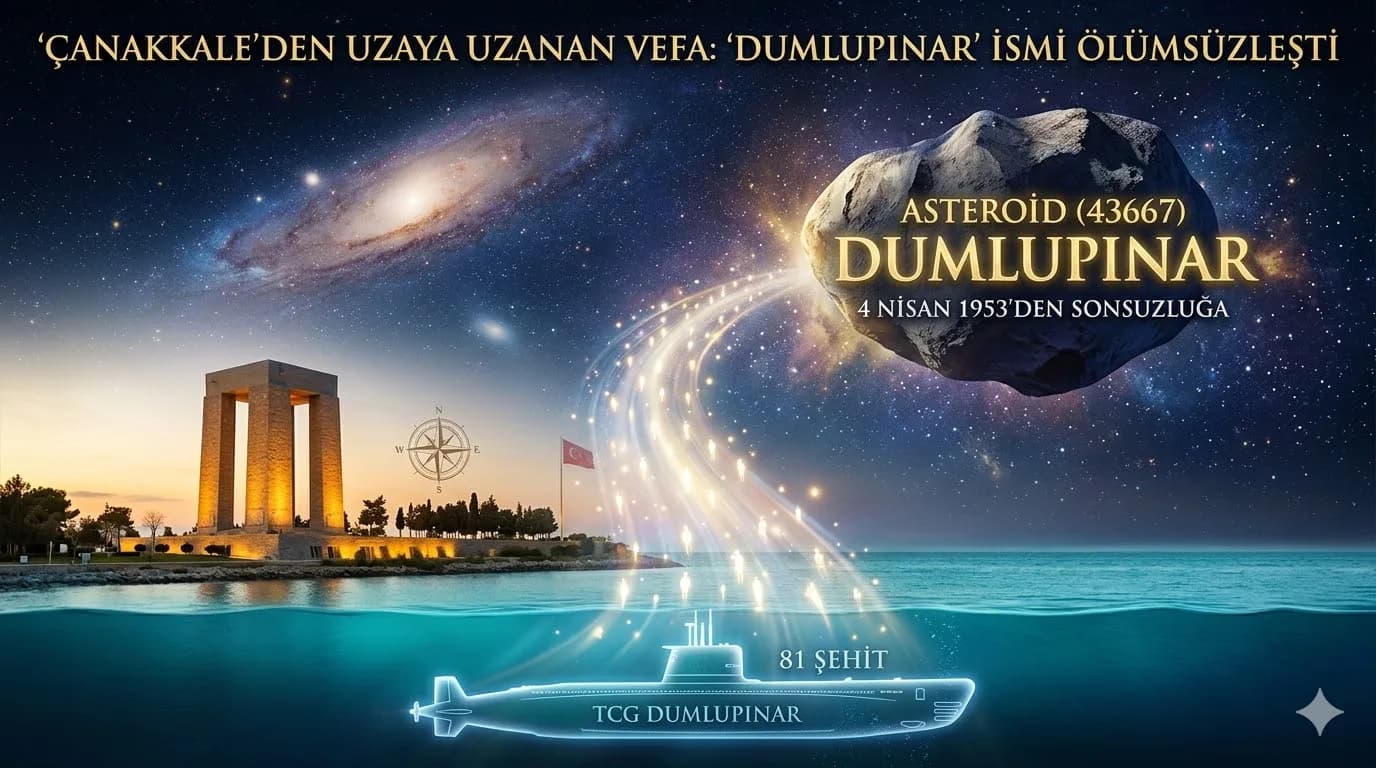 Çanakkale’den Uzaya Uzanan Vefa: "Dumlupınar" İsmi Ölümsüzleşti