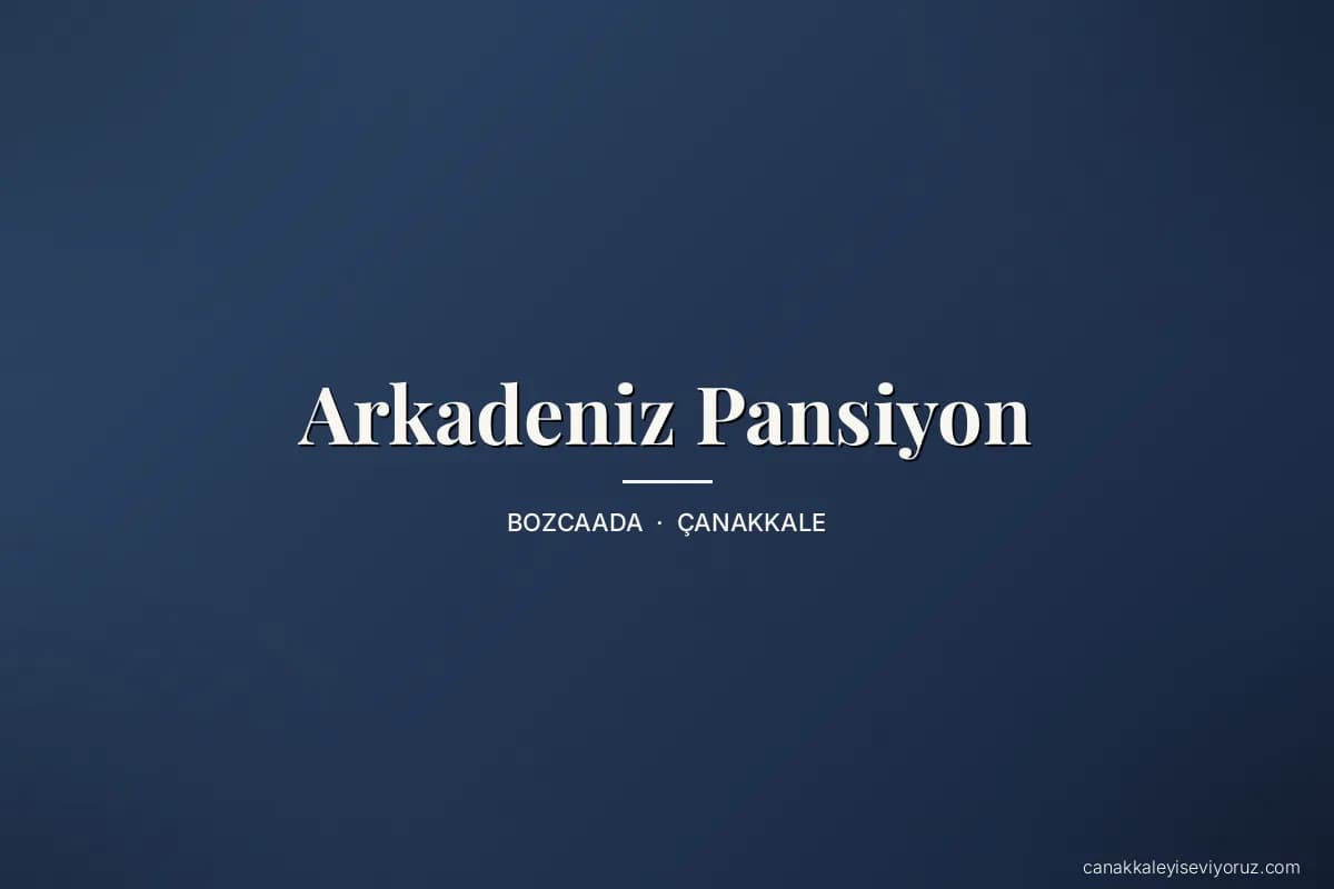 Arkadeniz Pansiyon
