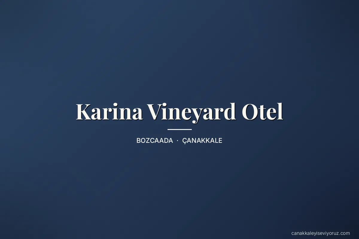 Karina Vineyard Otel