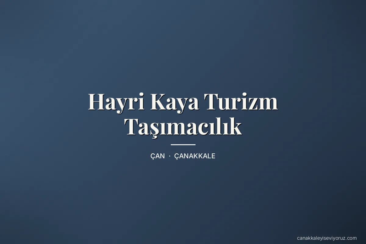 Hayri Kaya Turizm Taşımacılık