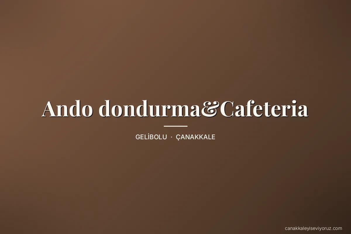 Ando dondurma&Cafeteria