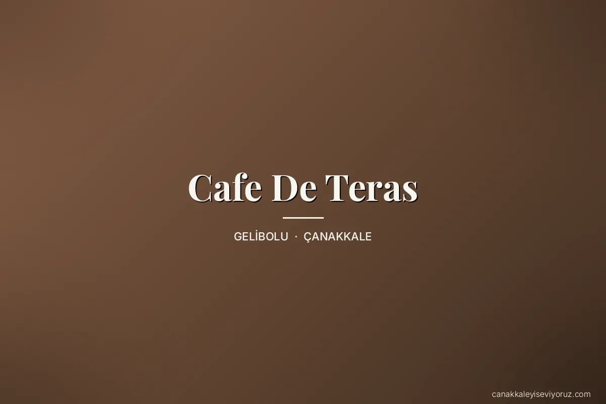 Cafe De Teras