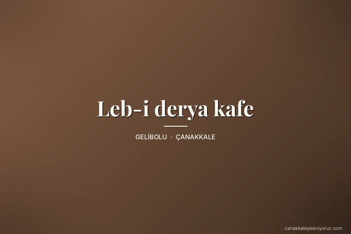 Leb-i derya kafe