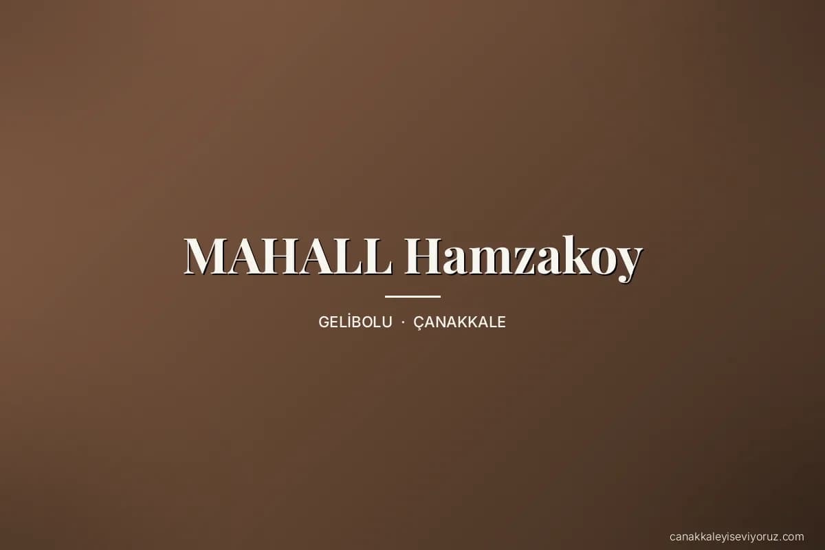 MAHALL Hamzakoy