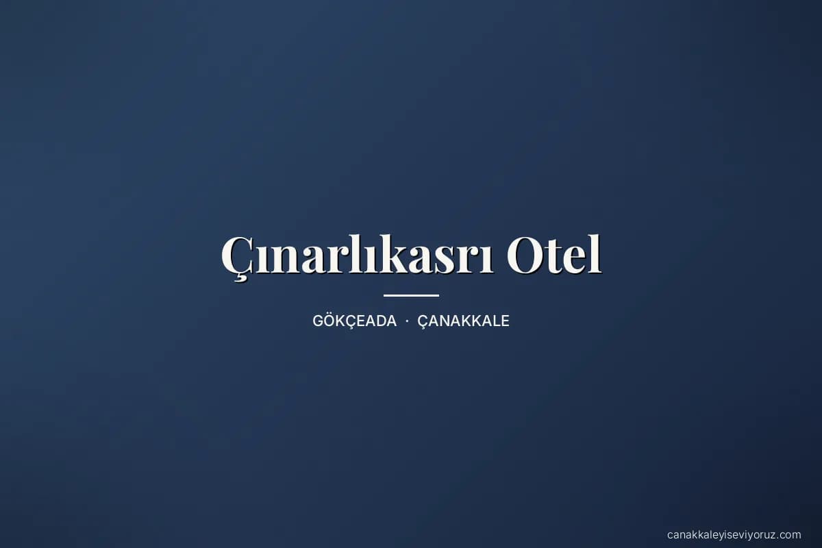 Çınarlıkasrı Otel