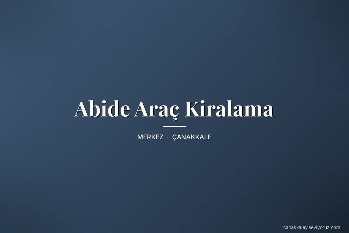 Abide Araç Kiralama