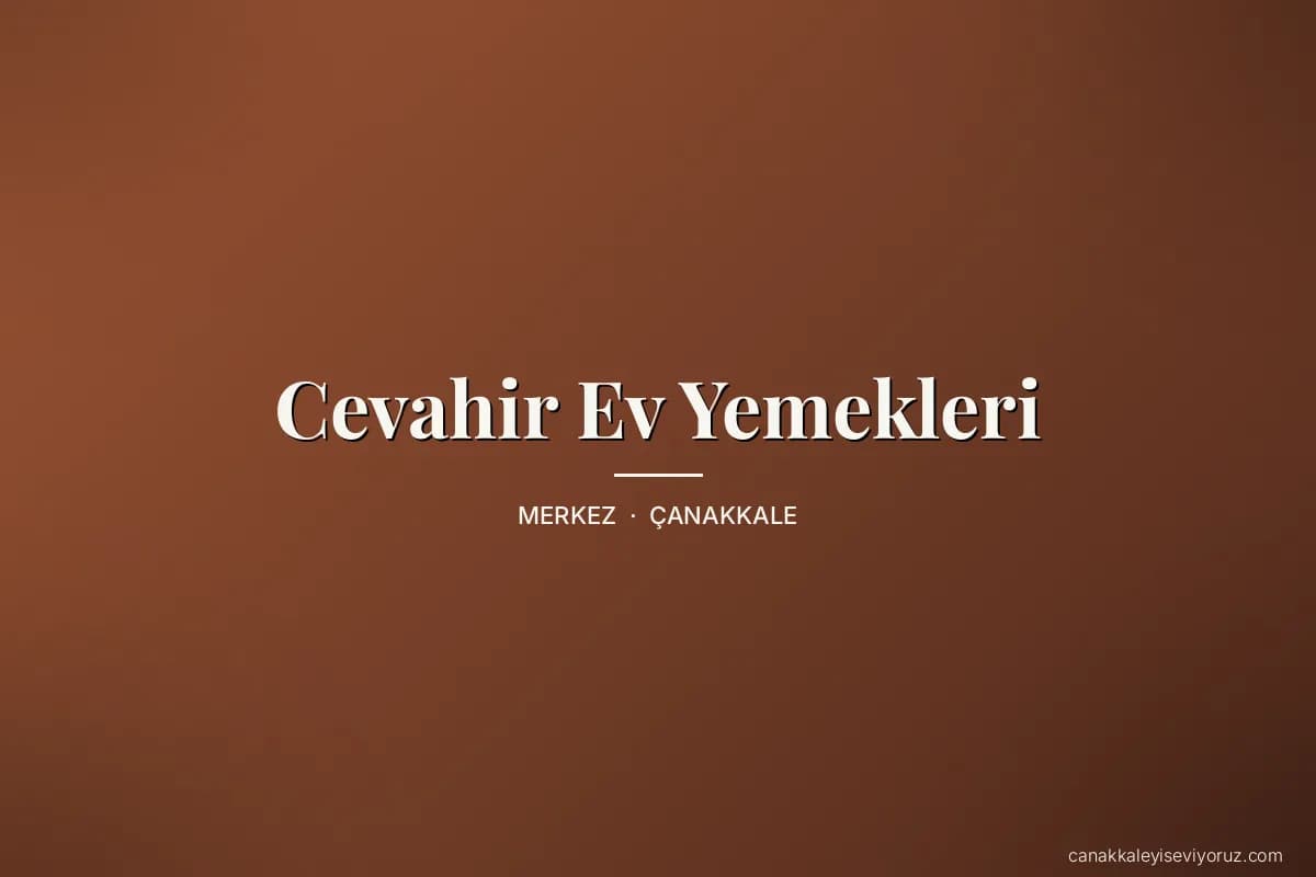 Cevahir Ev Yemekleri