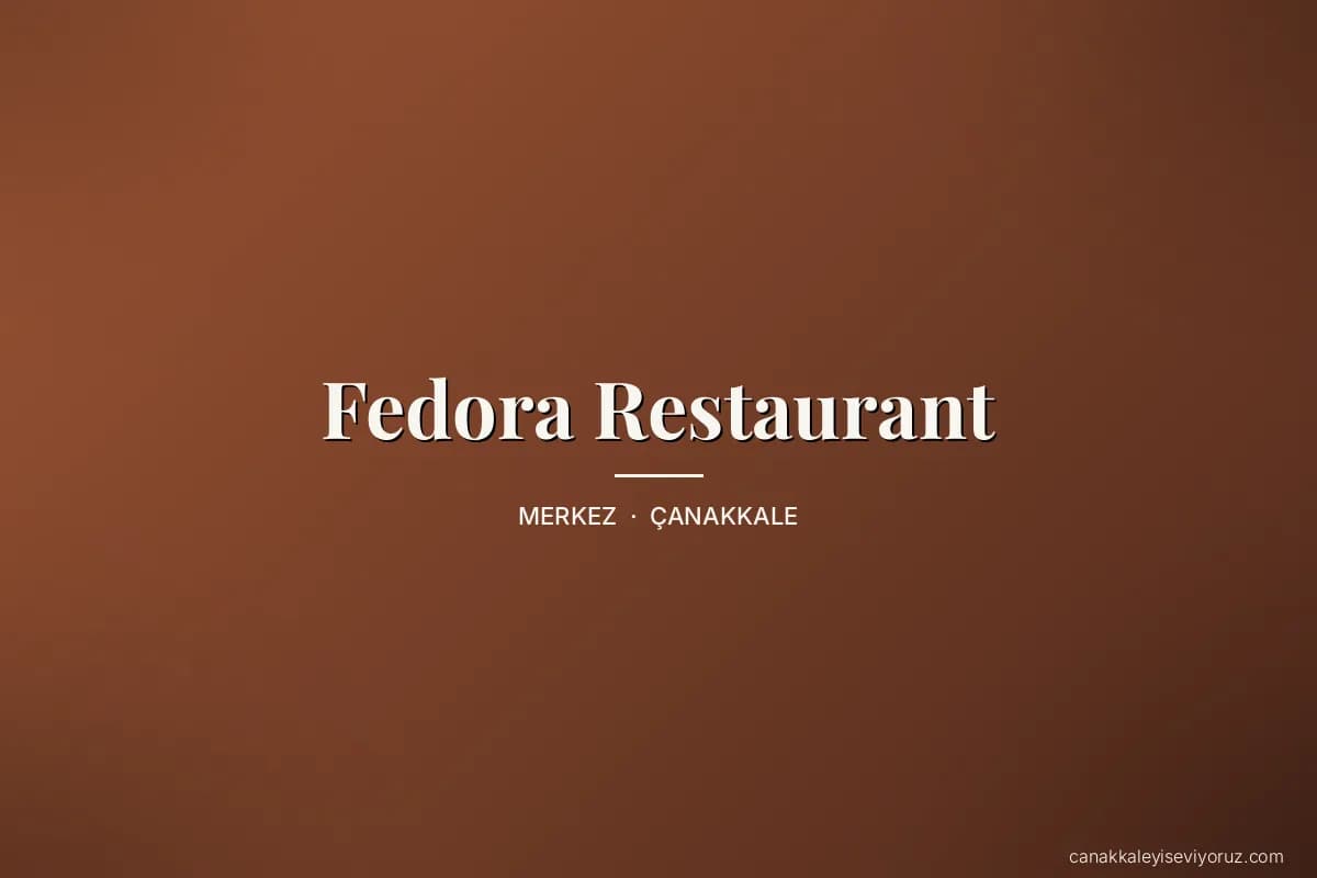 Fedora Restaurant