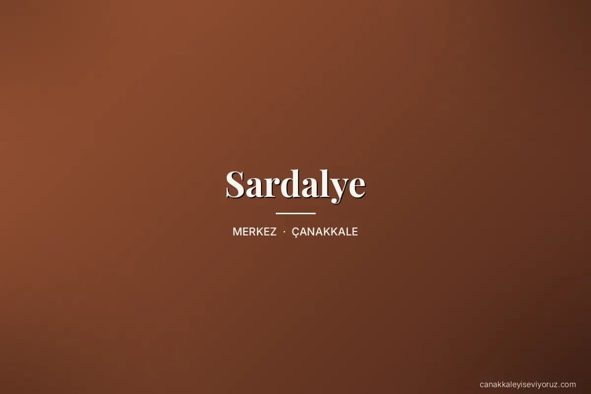 Sardalye