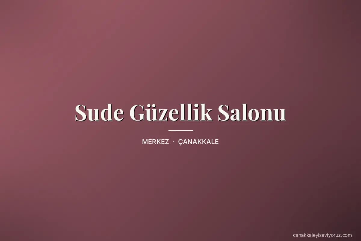 Sude Güzellik Salonu