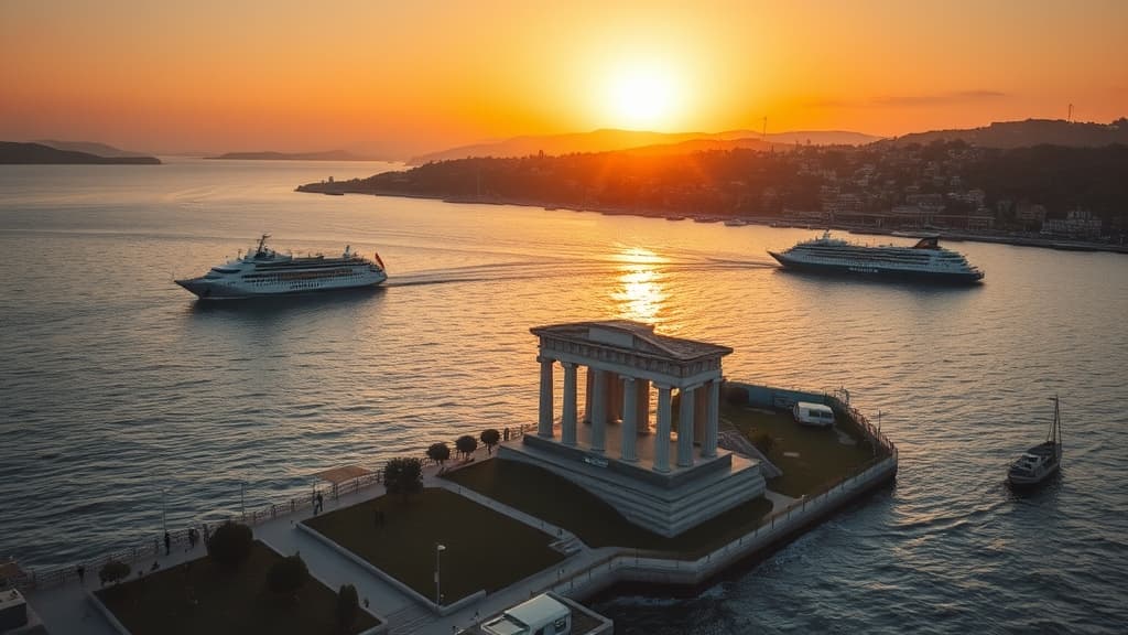 Çanakkale boğazı ve tarihi Truva atı