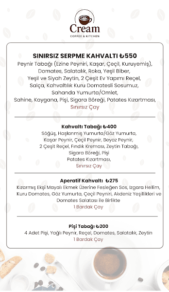 Cream Coffee & Kitchen