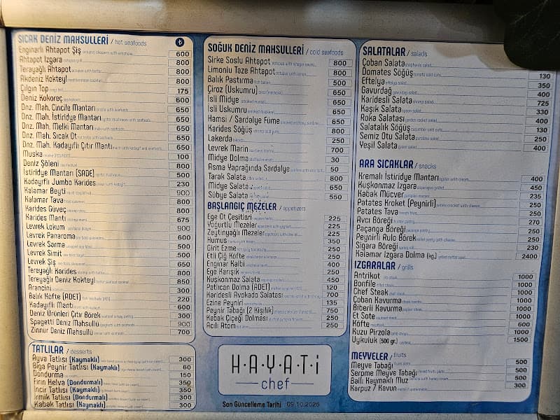 Hayati Chef Balık Restaurant