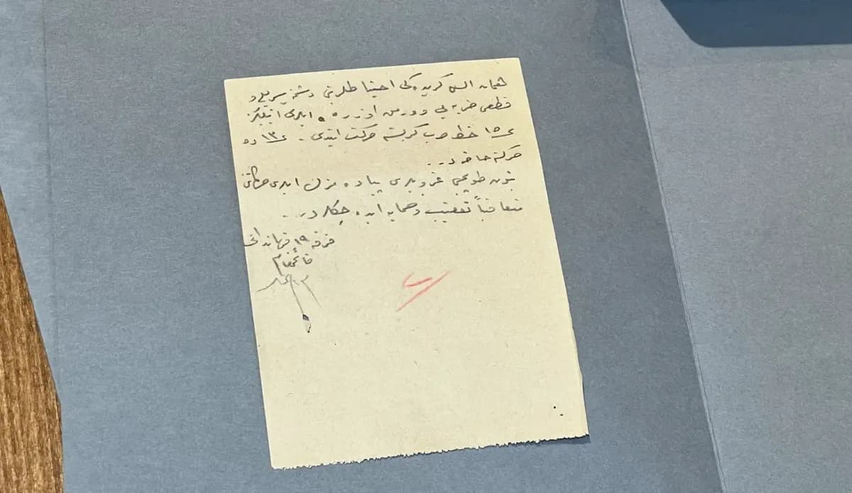 111 Yıllık Tarihi Belge | Mustafa Kemal Atatürk'ün Çanakkale Emri