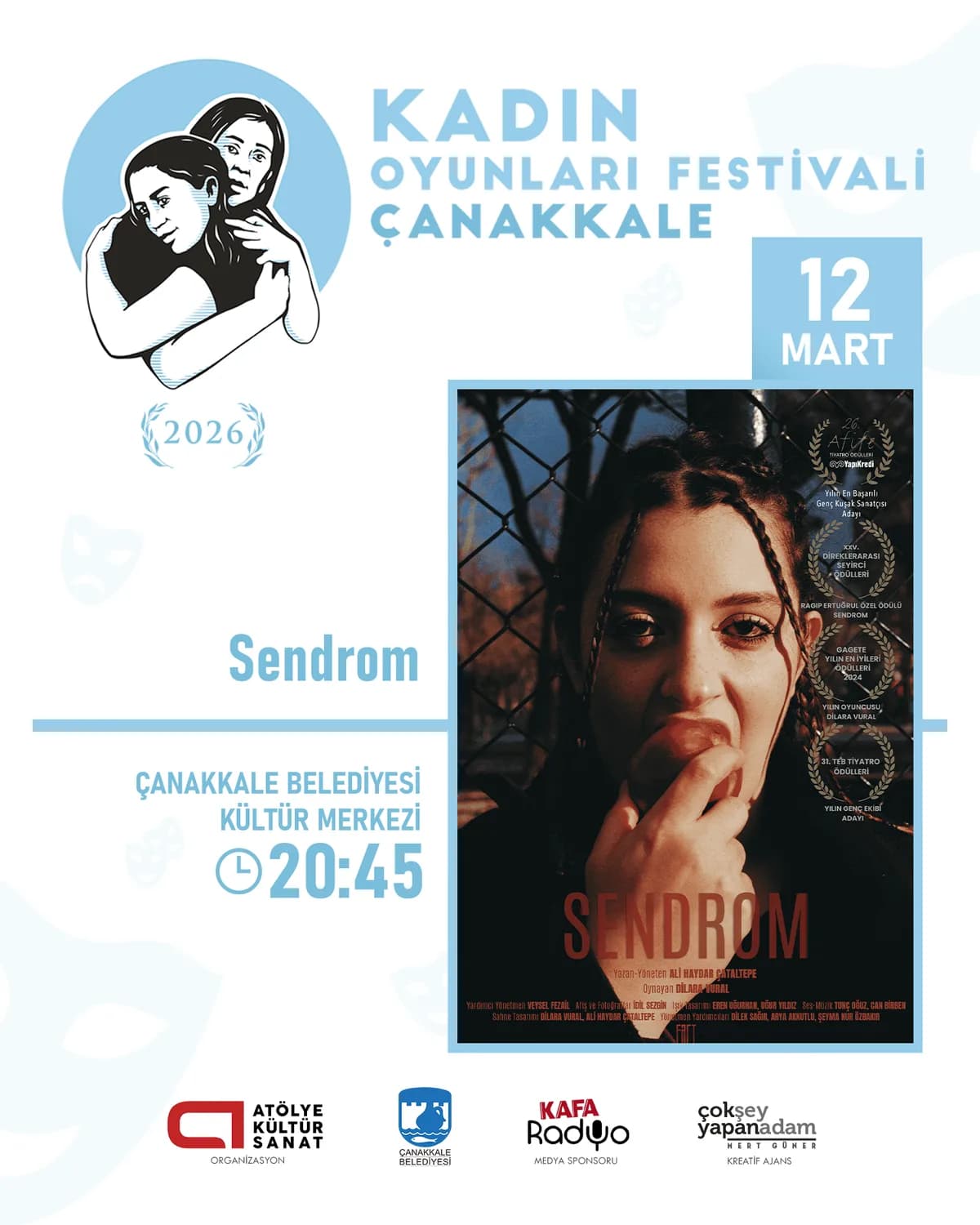 Kadın Oyunları Festivali Çanakkale: Ödüllü Oyun "Sendrom"