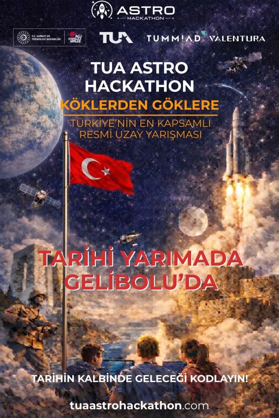 TUA Astro Hackathon Gelibolu’da: Köklerden Göklere Uzay Maratonu