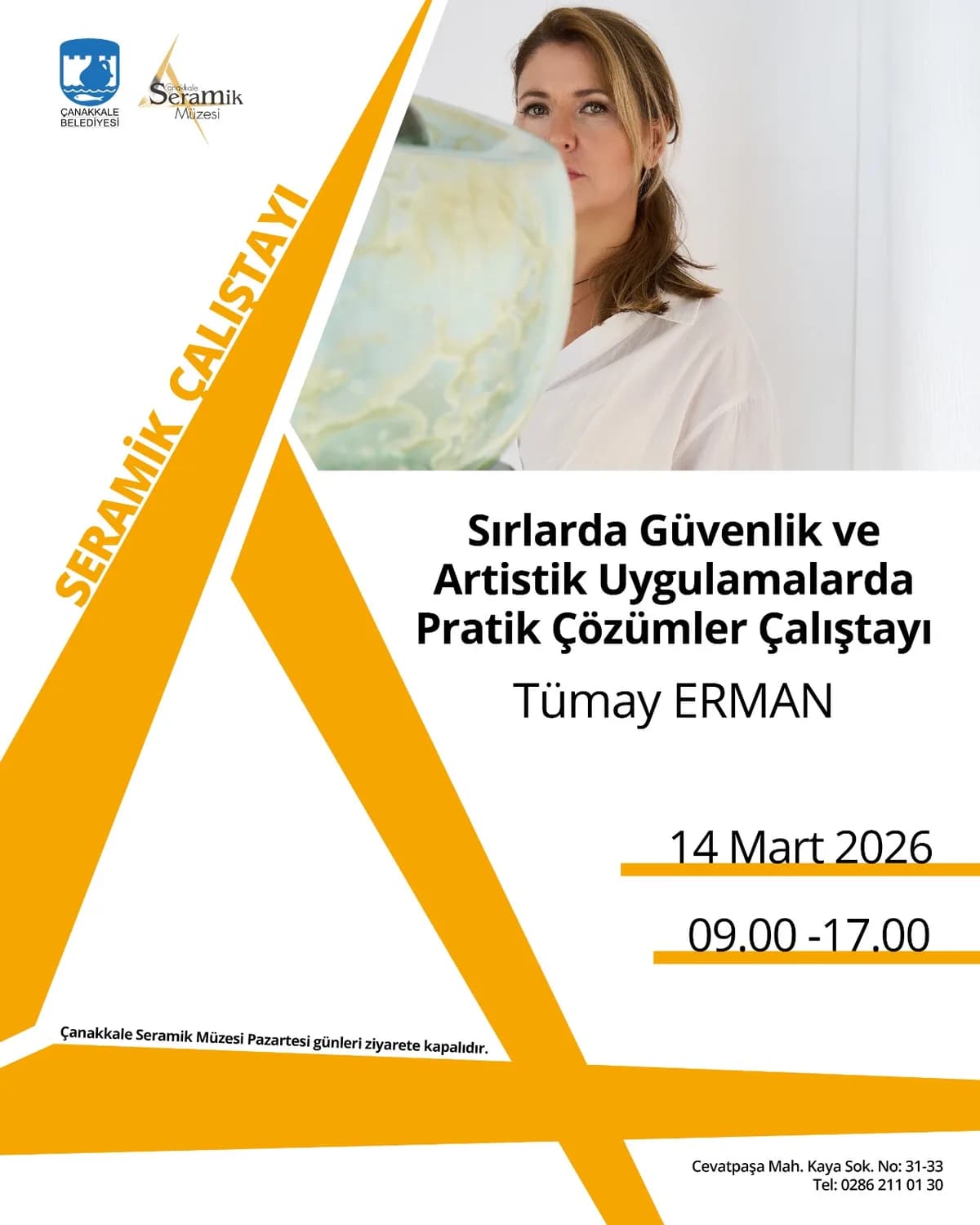 Sanatseverler İçin Özel Etkinlik: Çanakkale Seramik Müzesi Çalıştayı