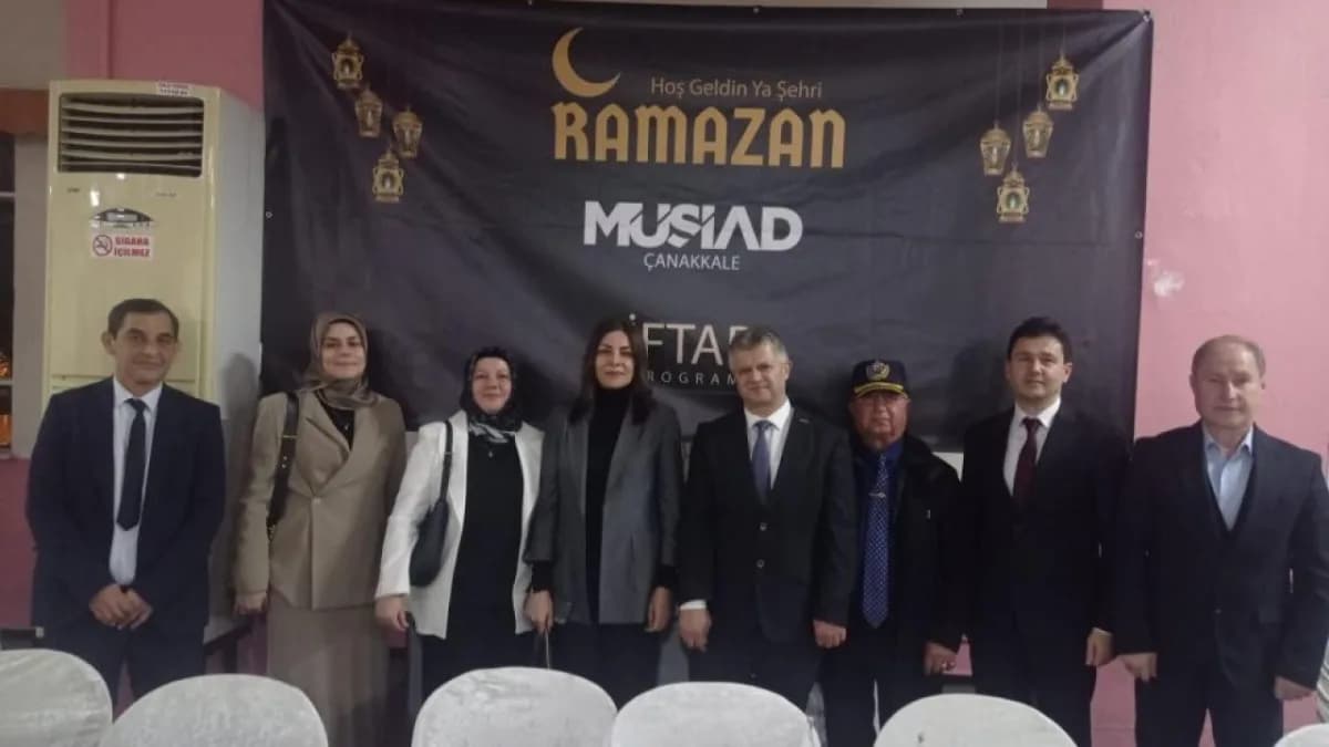 Çanakkale’de Gönül Birliği: İş Dünyası ve Tasavvuf Camiası İftarda Buluştu
