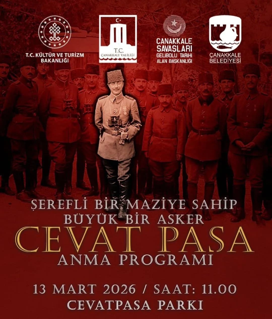 18 Mart Kahramanı: Miralay Cevat Paşa'yı Anma Programı