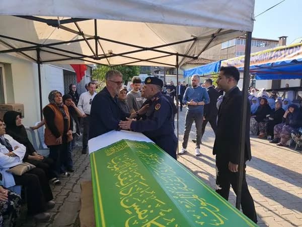 Şehit Binbaşı Ercan Kurt'un Babası Ahmet Kurt, Çan'da Uğurlandı