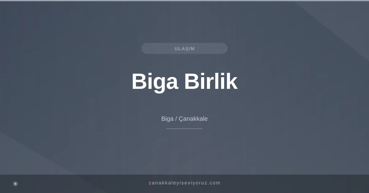 Biga Birlik