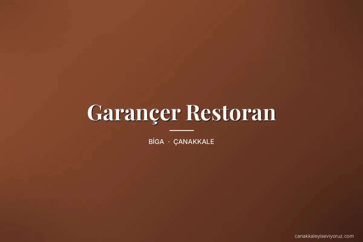 Garançer Restoran