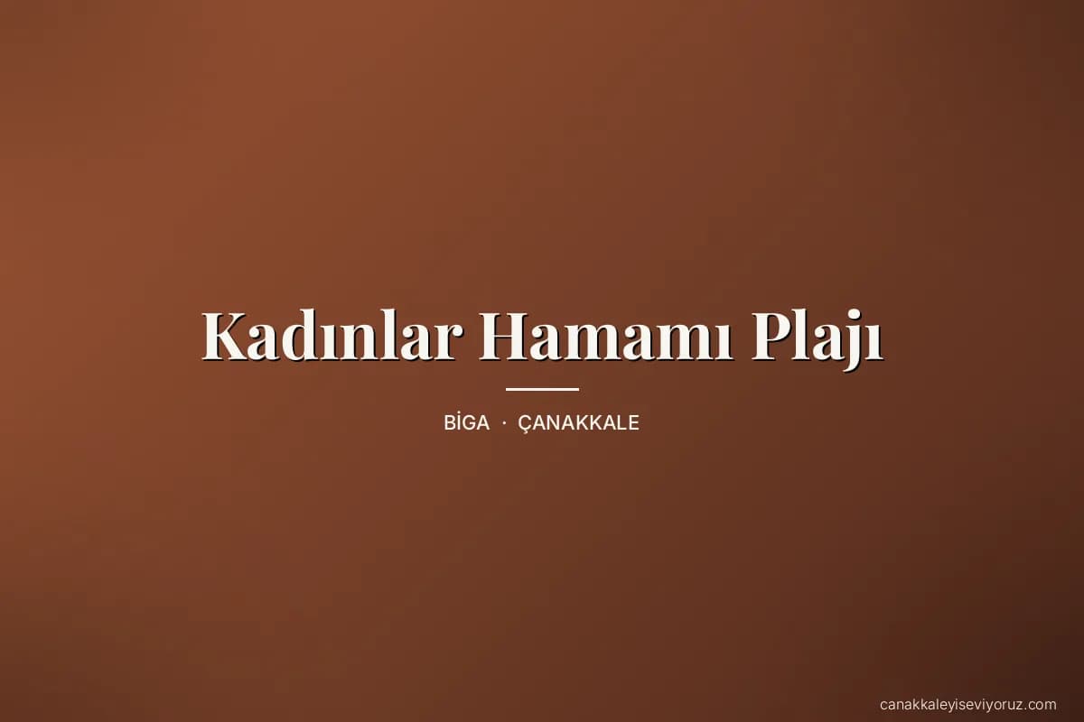 Kadınlar Hamamı Plajı