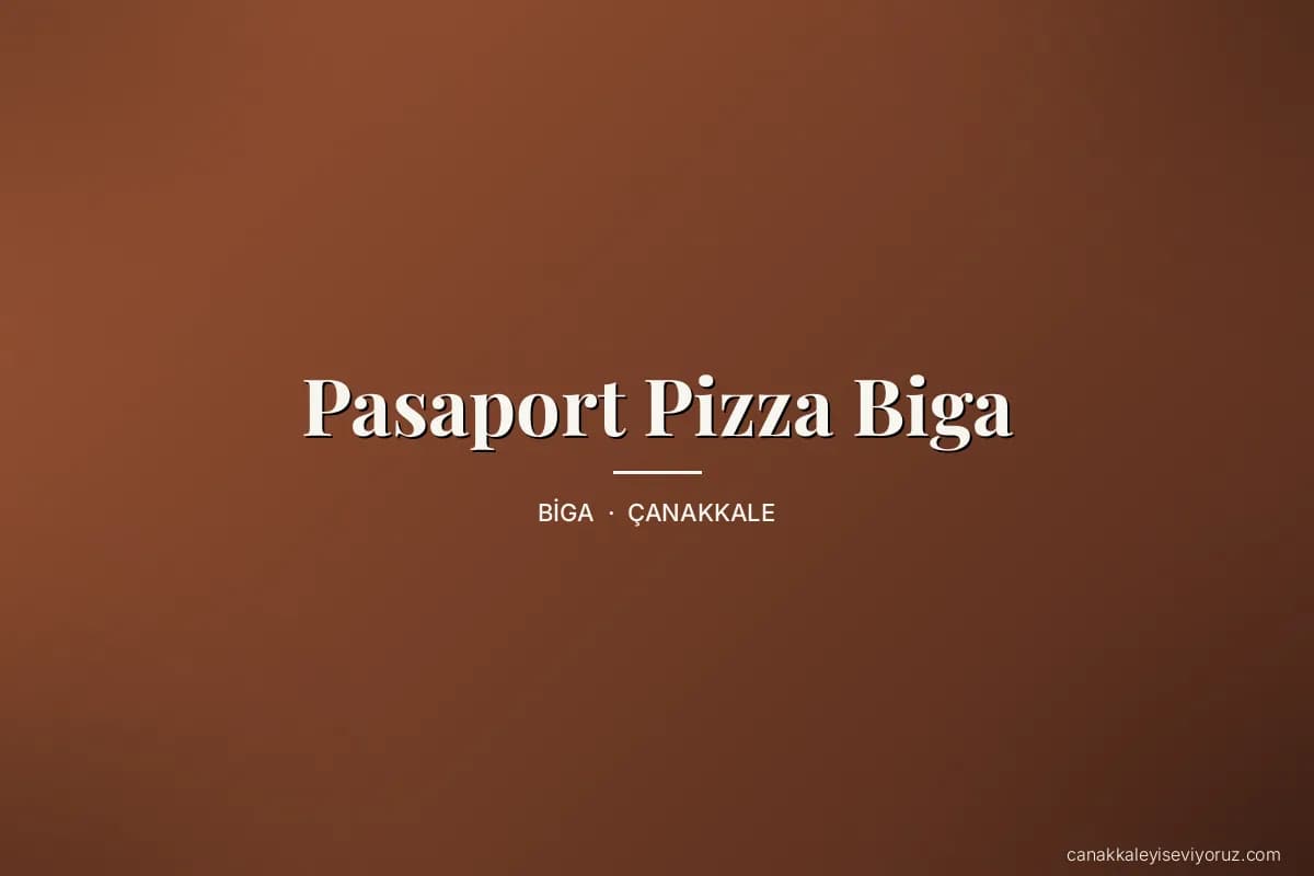 Pasaport Pizza Biga