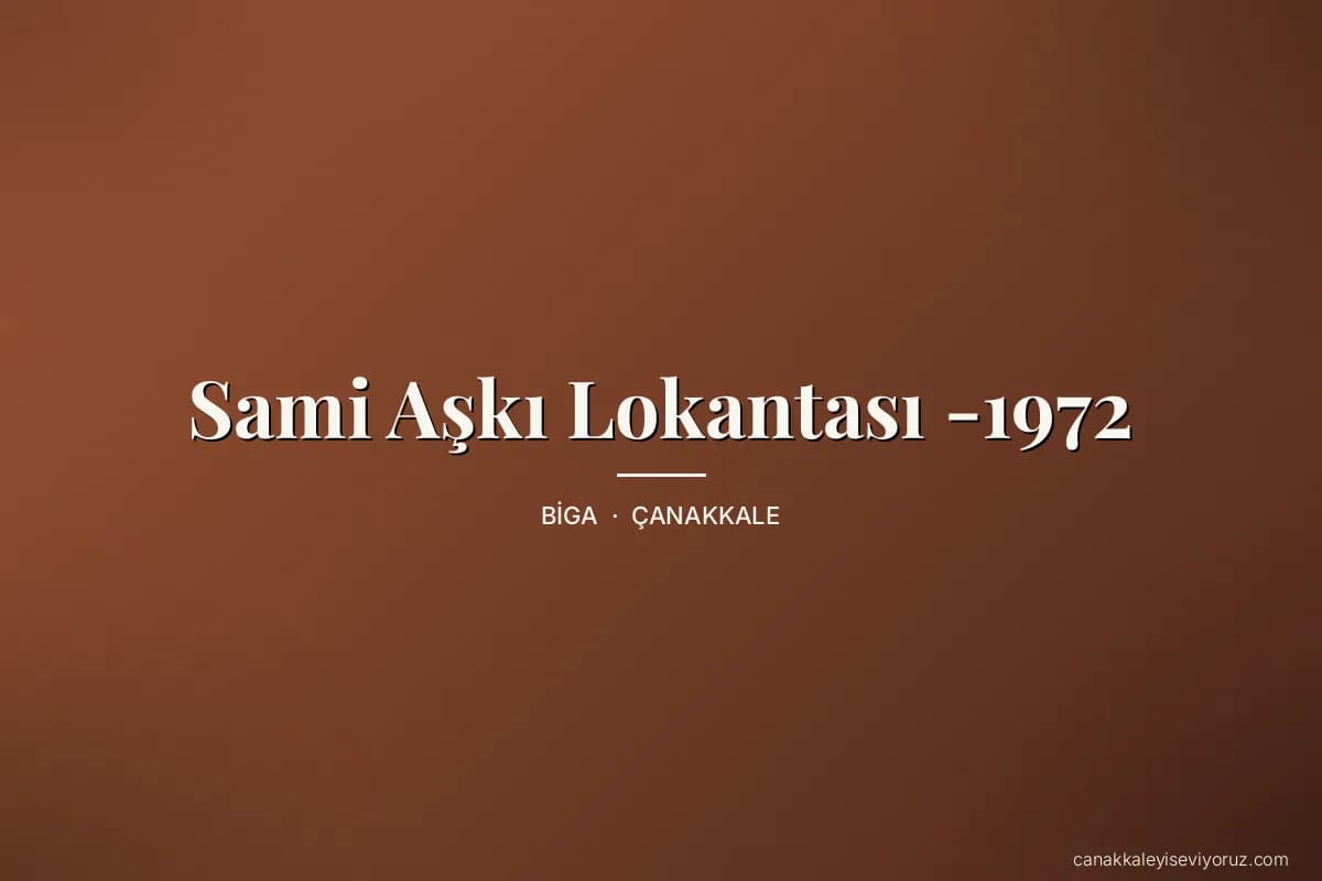 Sami Aşkı Lokantası -1972
