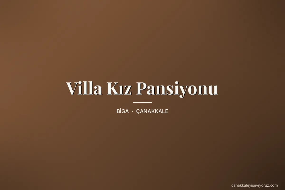 Villa Kız Pansiyonu