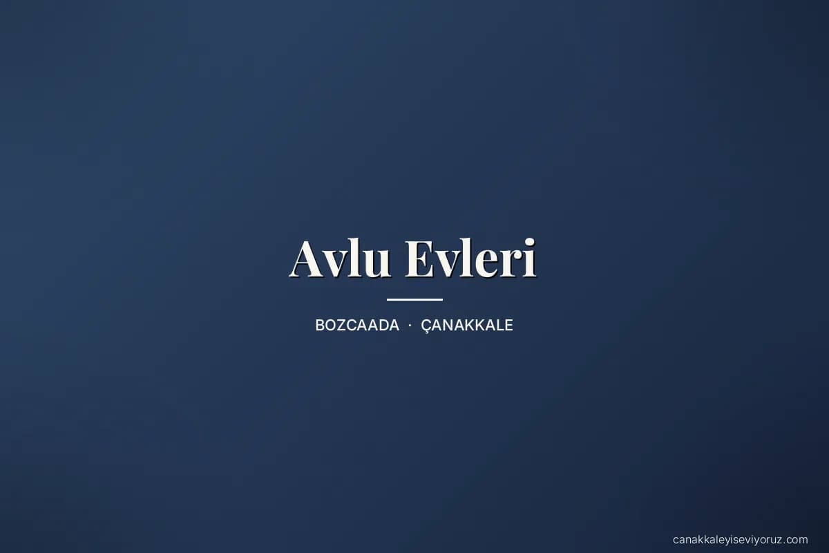 Avlu Evleri
