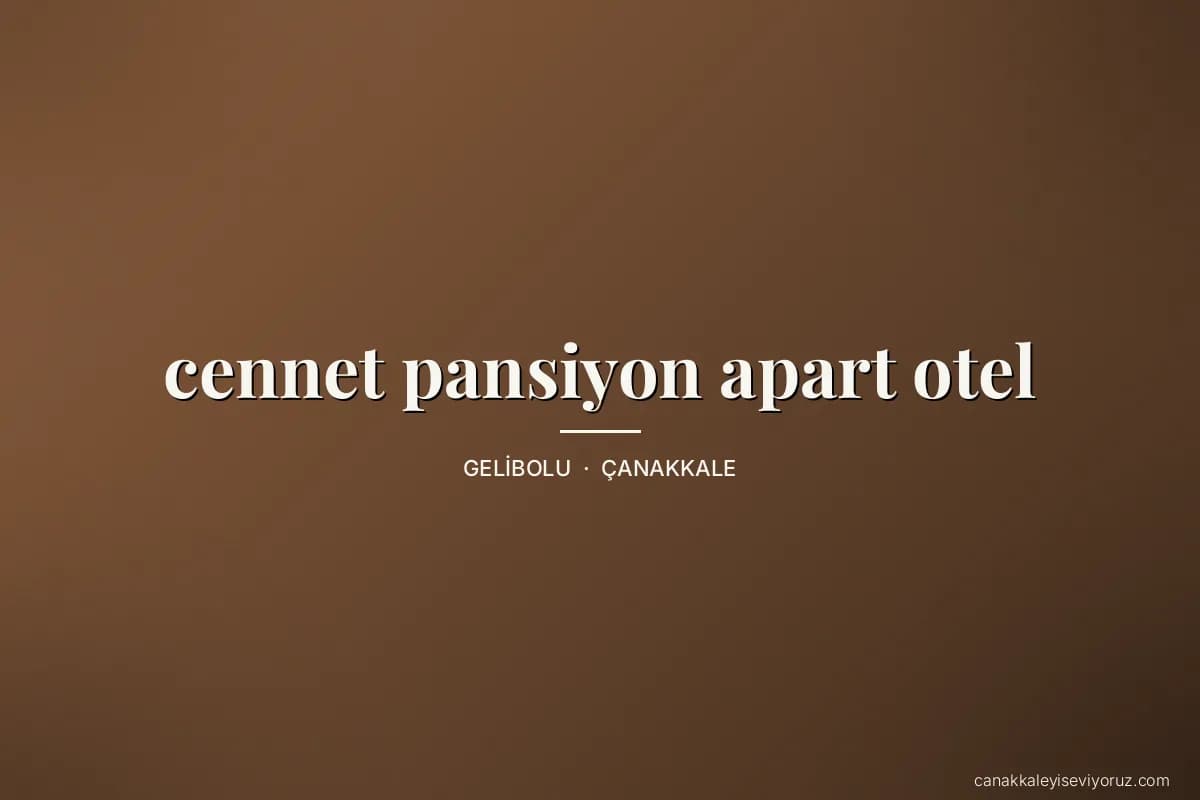 cennet pansiyon apart otel