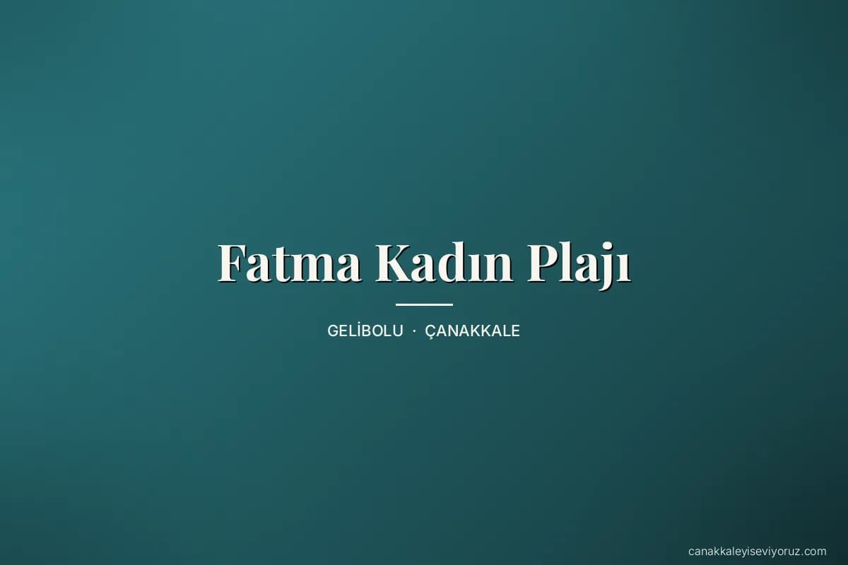 Fatma Kadın Plajı