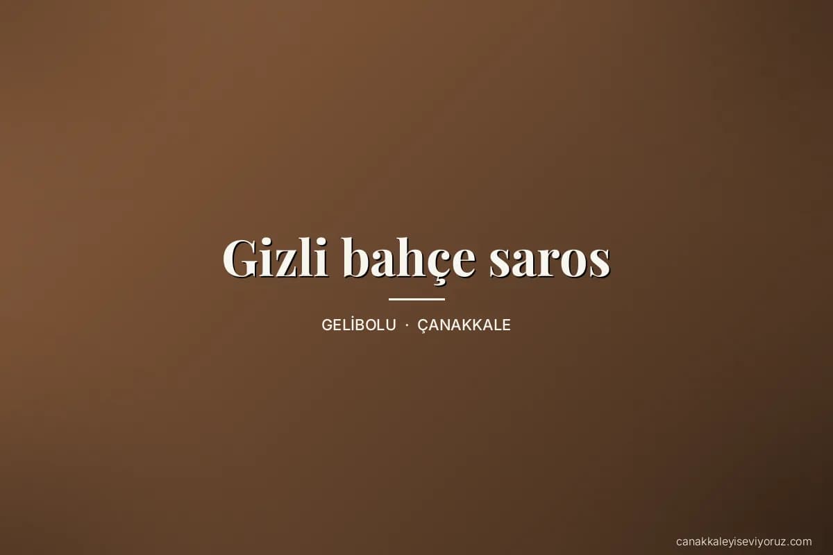 Gizli bahçe saros