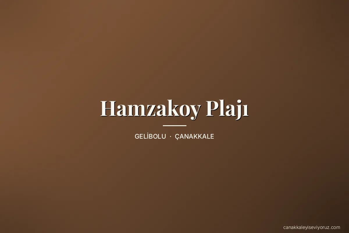 Hamzakoy Plajı