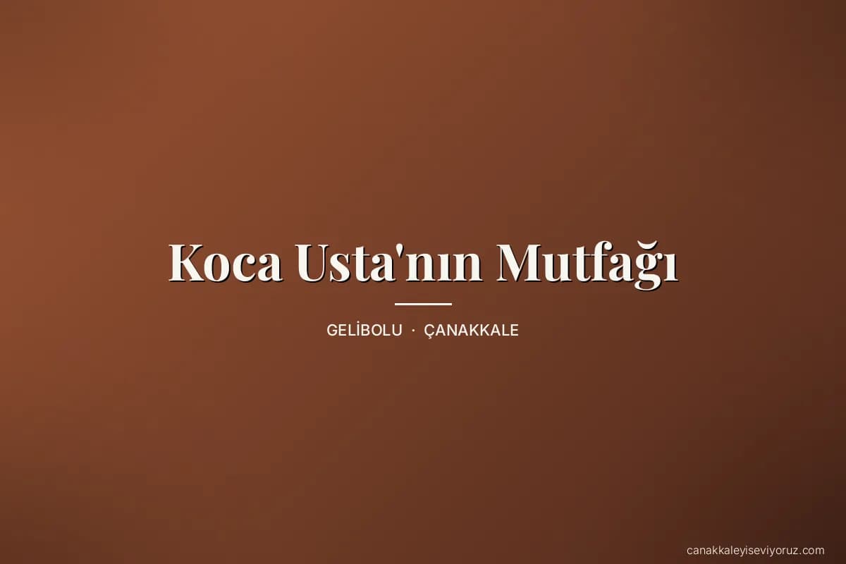 Koca Usta'nın Mutfağı