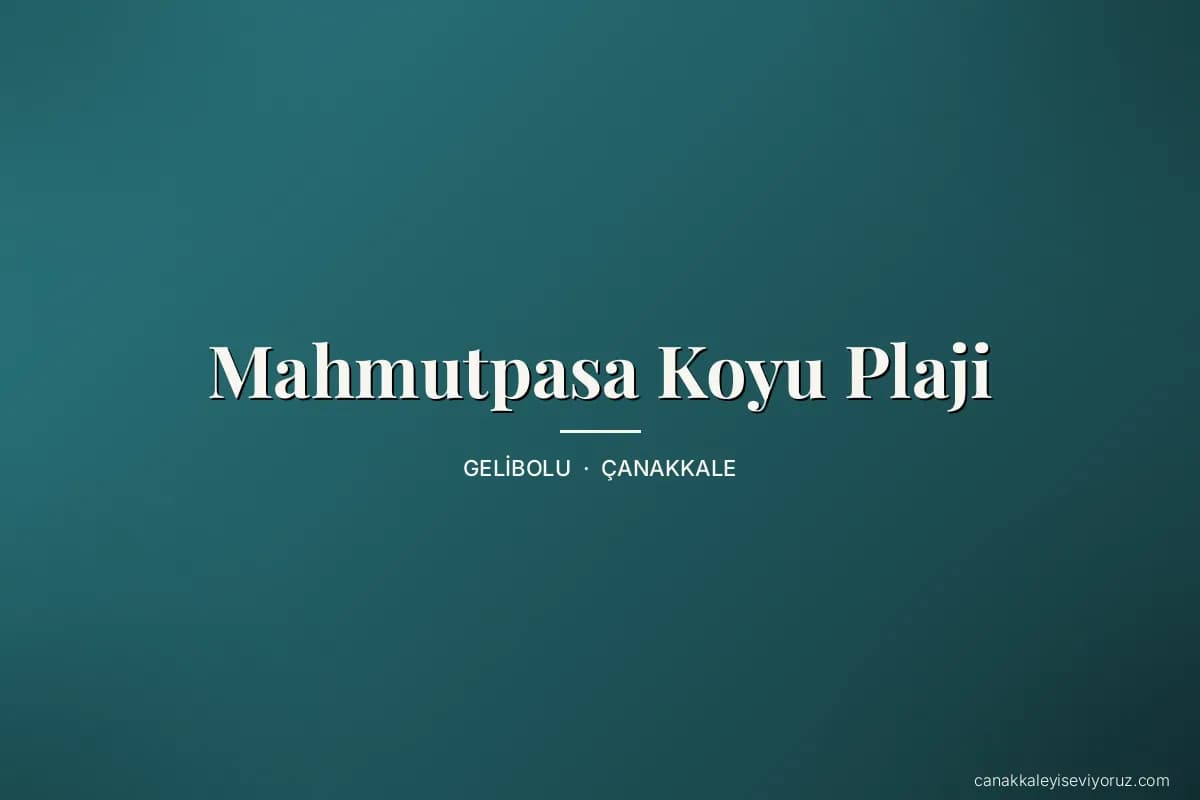 Mahmutpasa Koyu Plaji