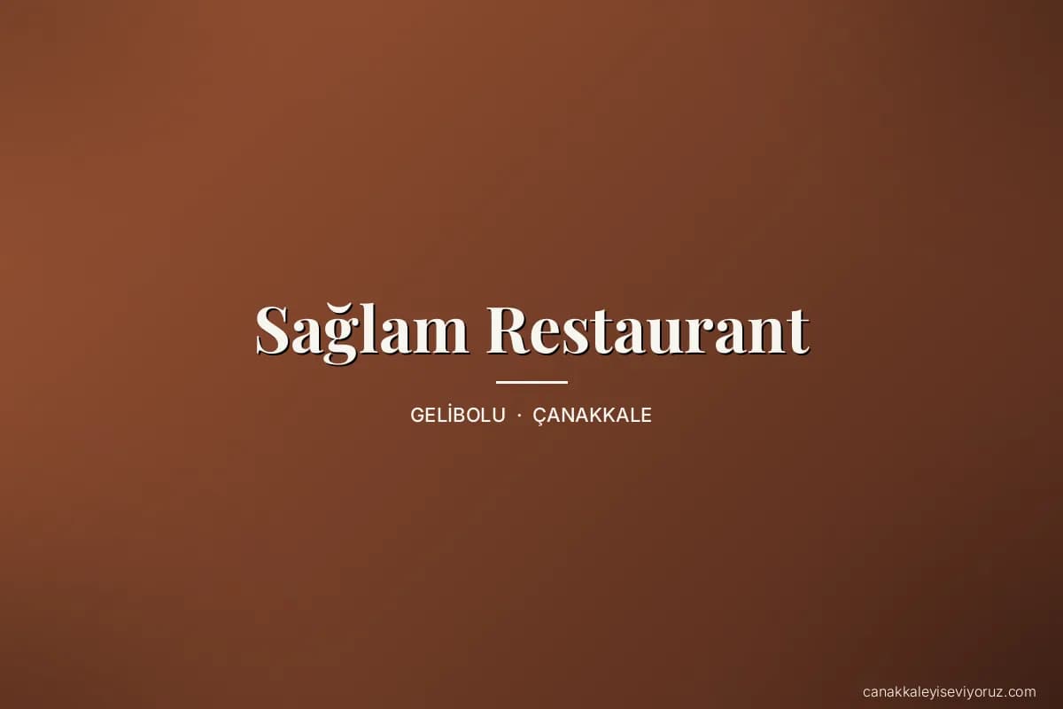 Sağlam Restaurant