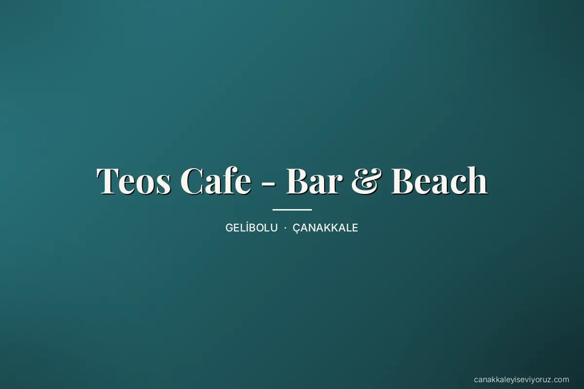 Teos Cafe - Bar & Beach