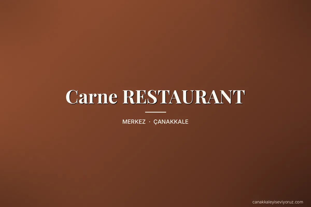 Carne RESTAURANT