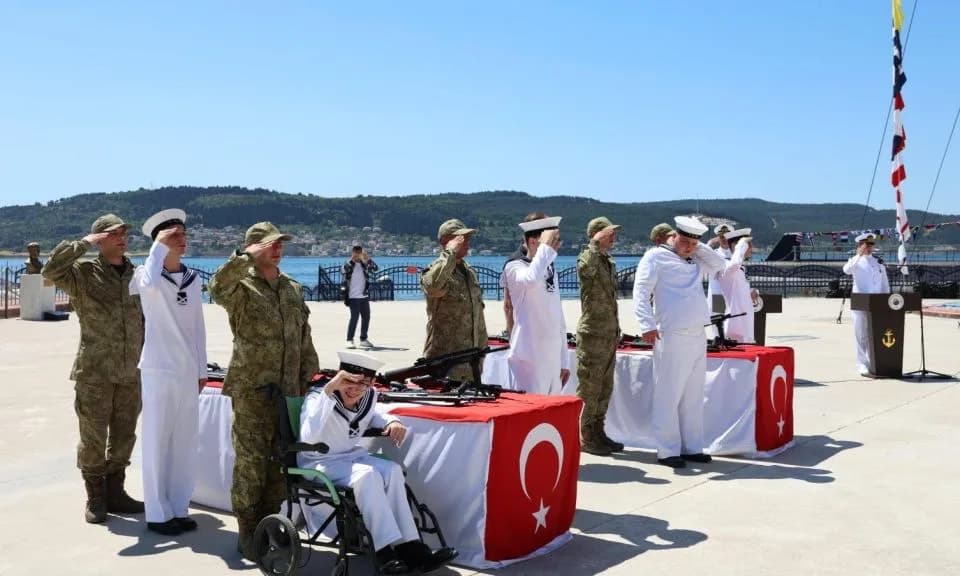 Çanakkale Boğaz Komutanlığı'nda Özel Bireyler İçin Temsili Askerlik Töreni