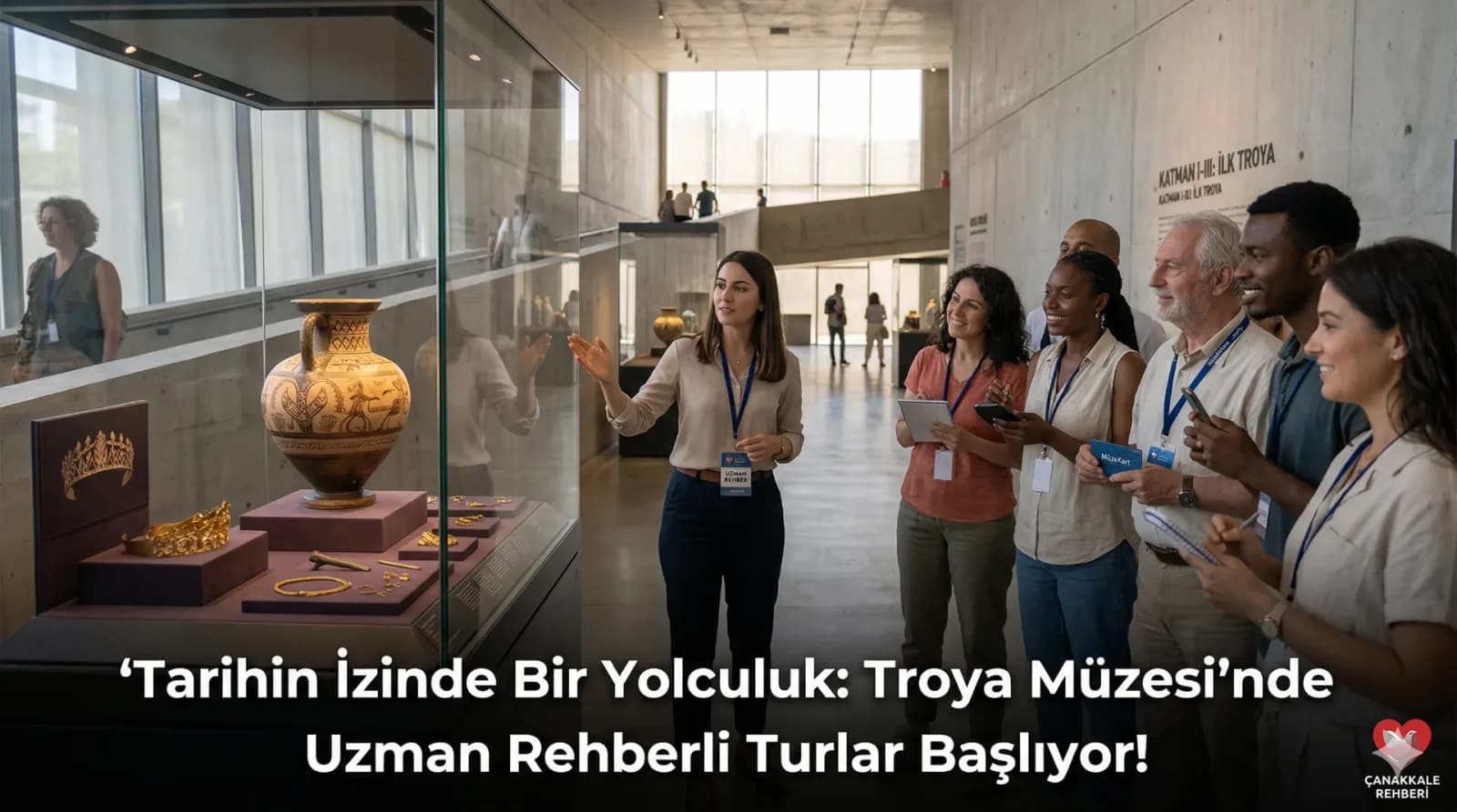 Tarihin İzinde Bir Yolculuk: Troya Müzesi'nde Uzman Rehberli Turlar Başlıyor!