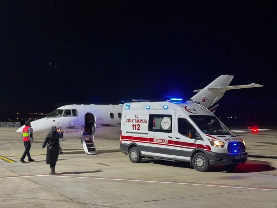 Çanakkale'den Ankara'ya Umut Uçuşu: 54 Günlük Bebek Uçak Ambulansla Sevk Edildi