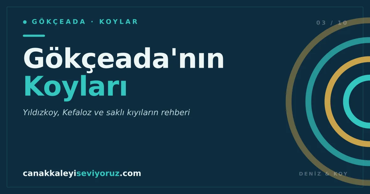 Gökçeada'nın Koyları: 2026 Tam Rehber (Hangi Koy Kime Göre)