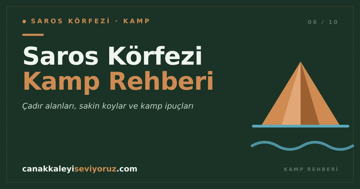 Saros Körfezi Kamp Rehberi: Ücretsiz Koylar, Tesisli Alanlar ve Rüzgar Gerçeği