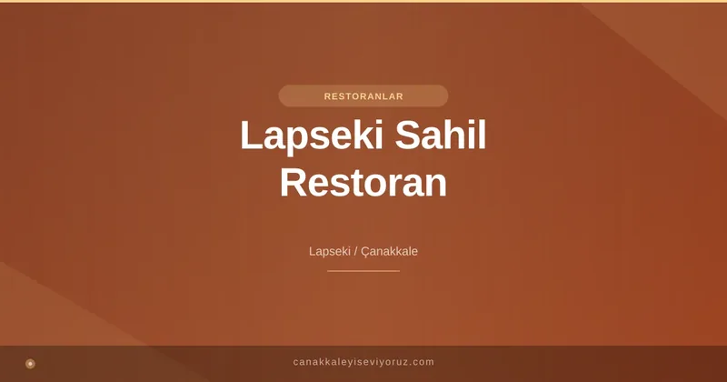 Lapseki Sahil Restoran