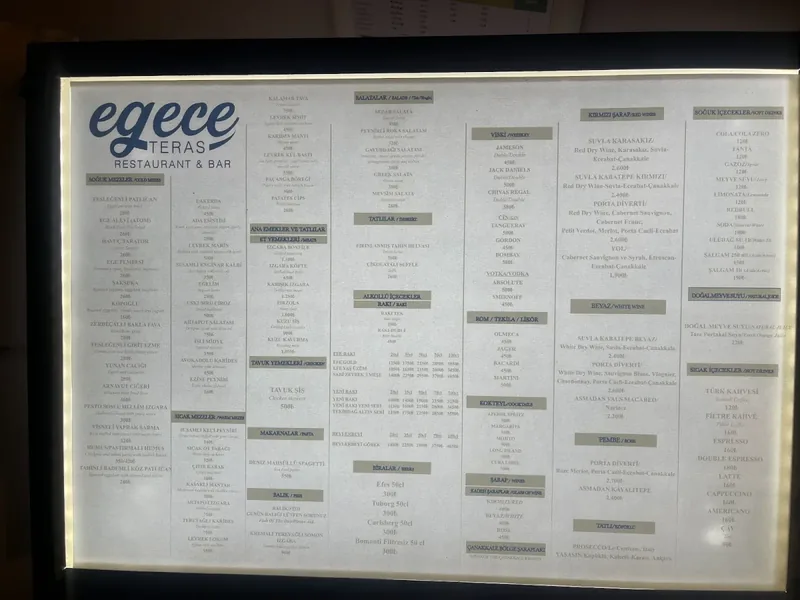 Egece Teras Restaurant & Bar