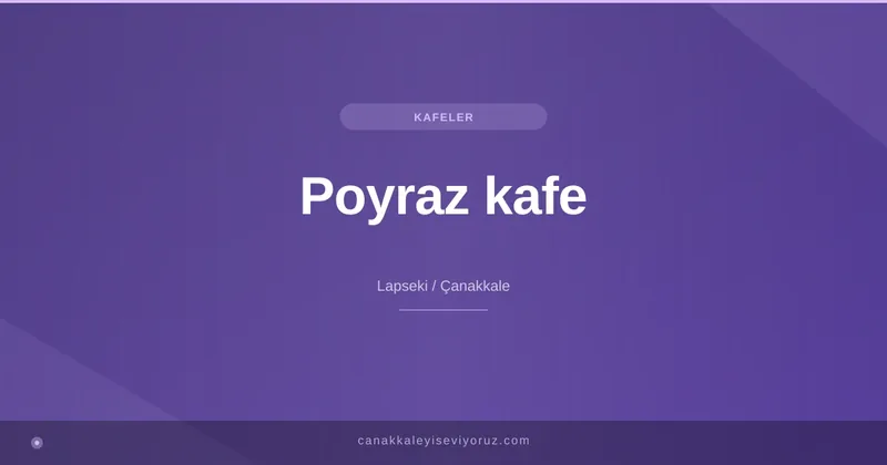 Poyraz kafe