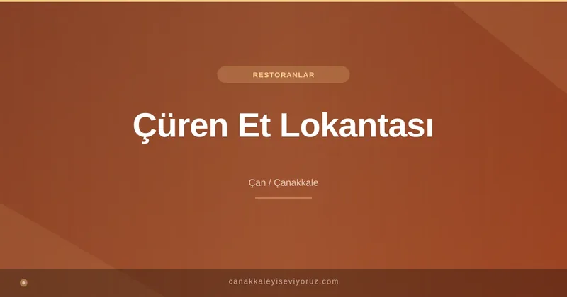 Çüren Et Lokantası
