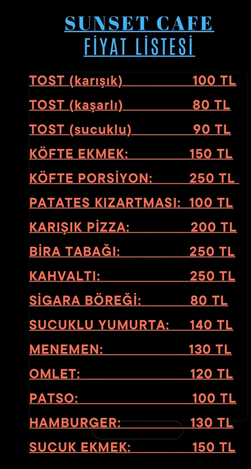 Sunset Cafe&Bar